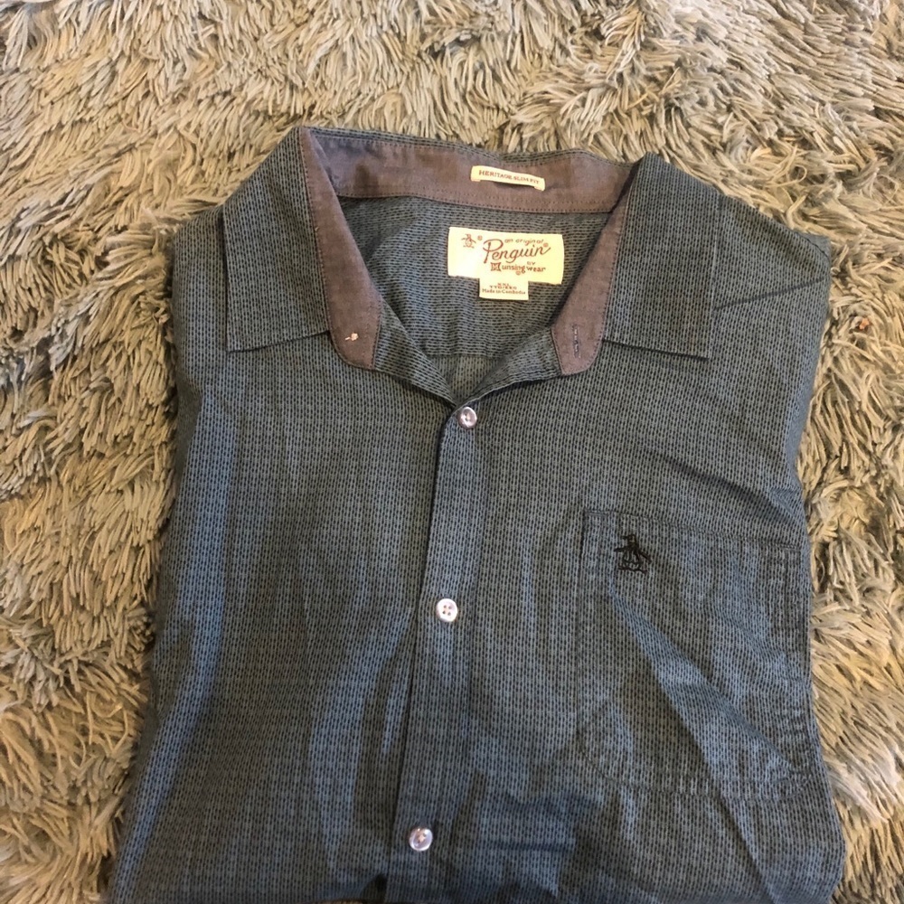 Mens Original Penguin dress shirt - Picture 2 of 7